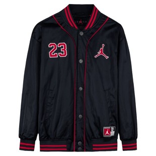 JORDAN儿童装2025秋新款男童休闲夹克中大童棒球服外套JD2432036