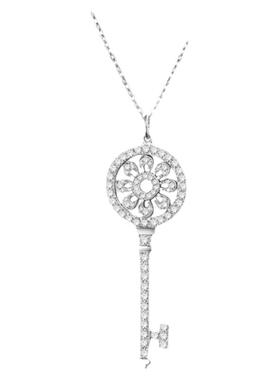 pringxy女太阳花钥匙时尚项链