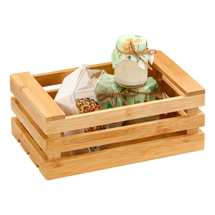 面包篮子木质收纳框户外野餐复古蛋糕台摆台展示架森系甜品台木框