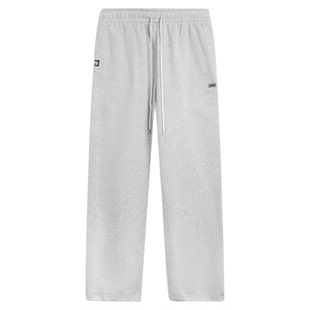 李宁卫裤 2025冬季新品反伍男子直筒加绒保暖宽松运动长裤AKLV781