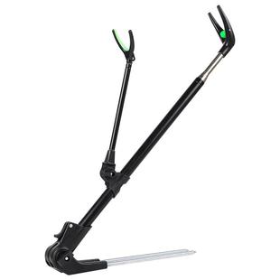 龙王恨炮台支架钓箱支架加粗不锈钢带地插钓鱼竿支架杆挂手竿后挂