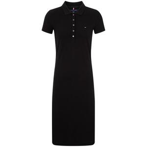 Tommy女装小绣标翻领修身POLO裙