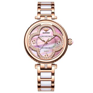 瑞士进口机芯正品牌镶钻女士手表女款2026新款全自动石英表名腕表