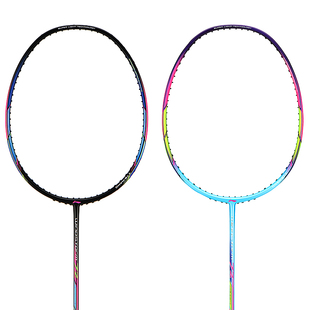 李宁WS72羽毛球拍全碳素女生专业进攻正品女士套装风暴72克超轻6U