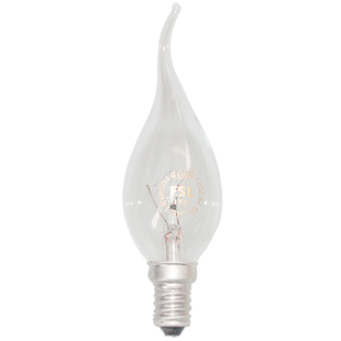 佛山家用普通透明磨砂E27E14大小螺口吊灯台灯钨丝白炽灯调光灯泡