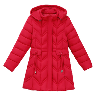 季节羽2025新款棉衣女中长款修身显瘦羽绒棉服大码春秋冬季棉袄