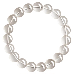 普陀山正品天然冰透白黄水晶女款2026年新款海蓝宝转运珠手链手串