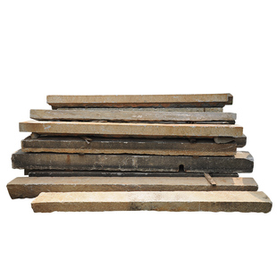 老石条旧石板户外花园庭院铺地石头板条石石材仿古室外铺路老石板