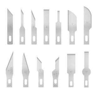 百旗笔刀刀片裁纸刀片4A刀片手机贴膜包膜工具刻刀刀片木雕刀片