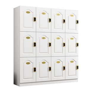 更衣柜木质储物柜员工柜健身房美容院瑜伽馆洗浴中心存包柜密码锁