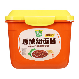 欣和葱伴侣甜面酱800g家用煎饼手抓饼老北京烤鸭炸酱面甜酱旗舰店