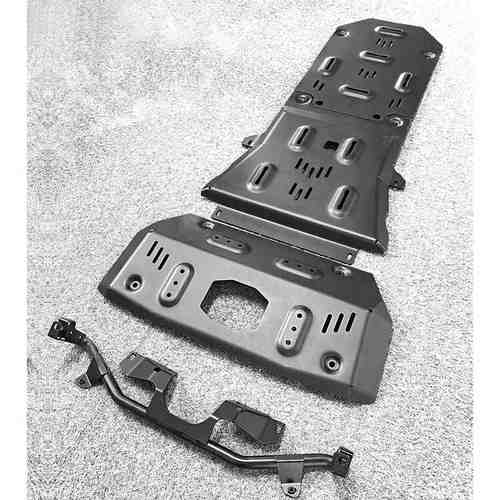 适用于路虎卫士90/110 L663 20-24年款镁铝合金发动机档把下护板