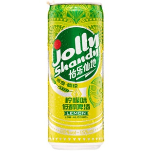 【U先试用】怡乐仙地低醇啤酒柠檬味小麦啤酒低度数精酿果酒单罐