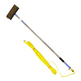 客车专用通水刷子货车洗车拖把伸缩洗车专用拖把毛刷洗车扫把鬃毛