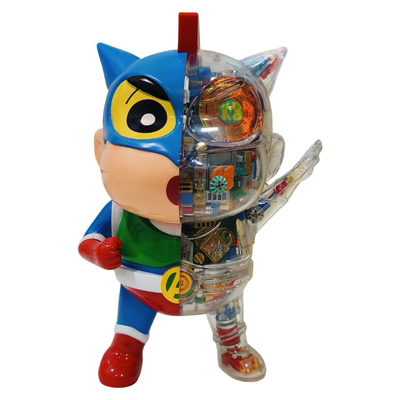 正版授权蜡笔小新拼装积木玩具