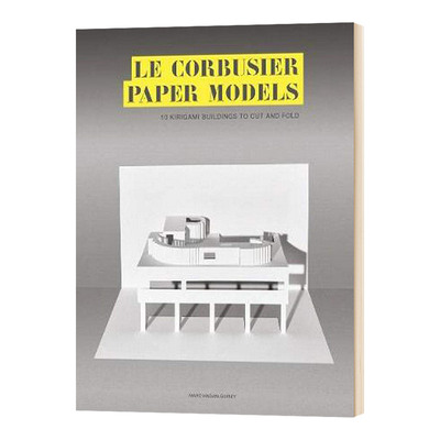 法国建筑师勒柯布西耶的纸模合集  Le Corbusier Paper Models 英文原版建筑设计工具参考书 英文版进口英语艺术类书籍