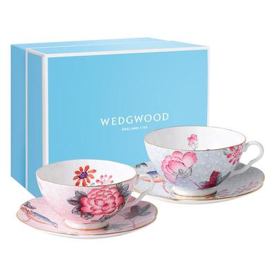 WEDGWOOD杜娟花茶杯礼盒装下午茶