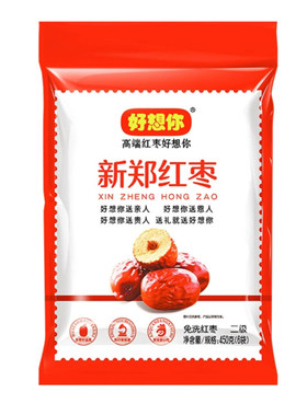 好想你新郑红枣450g鲜甜二级
