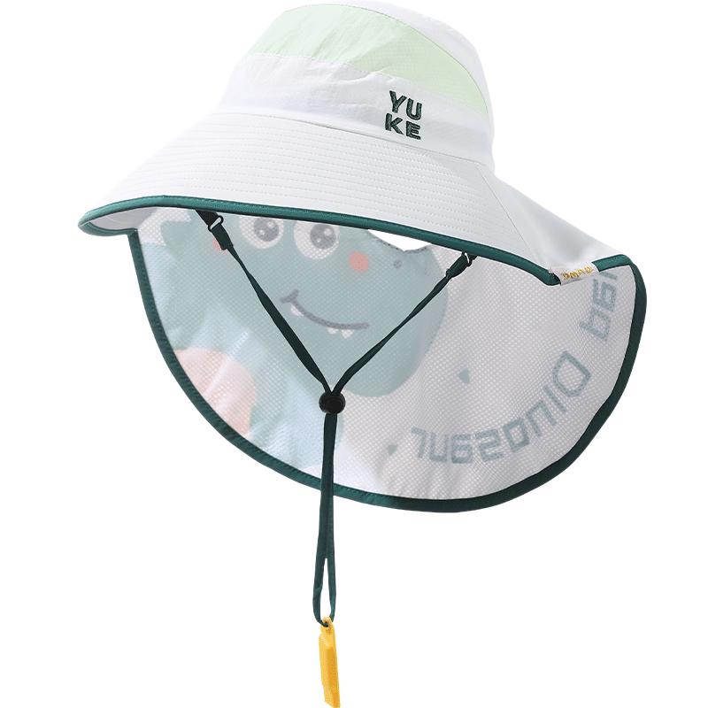 儿童大帽檐透气夏季外出防晒帽