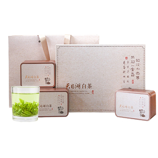 绿茶2025新茶天目湖白茶特级礼盒装茶叶溧阳特产明前嫩芽炒青春茶