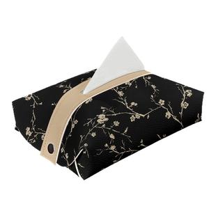 简约复古风车用纸巾盒汽车创意椅背抽纸包车内扶手箱多功能纸巾盒