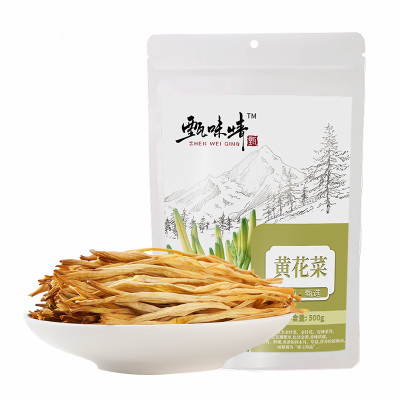 足干足重无硫熏鲜嫩脆爽黄花菜