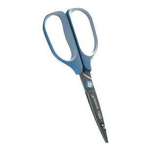 得力黑刃剪刀家用厨房用剪刀3D剪刀手工剪办公剪刀3D剪刃省力剪刀特氟龙涂层不粘胶剪刀学生剪纸锋利剪子