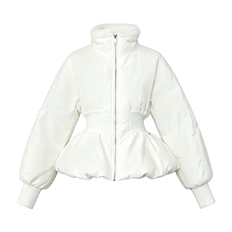 RECIT【新品限时9.5折】收腰花瓣羽绒服