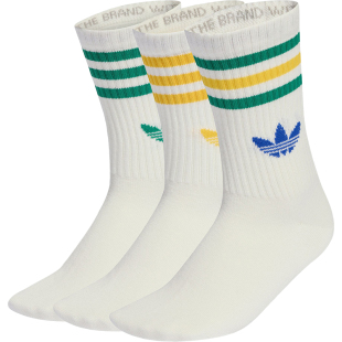 Adidas/阿迪达斯官方正品四季款三叶草男女款袜子三双装KD8250