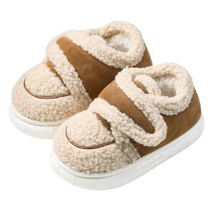 巴拉巴拉儿童棉鞋男童冬季宝宝包跟加厚保暖雪地靴小孩女童棉拖鞋