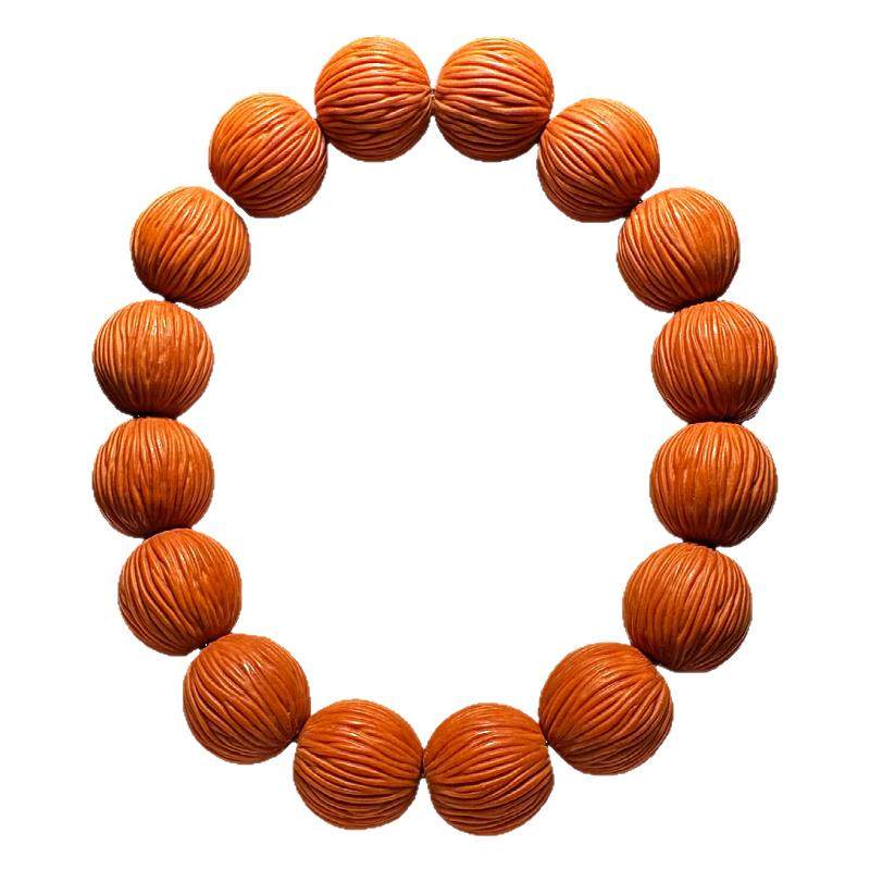 高品质拉丝猴头手串高端男款盘玩真品原生态正圆光珠核桃橄榄核雕