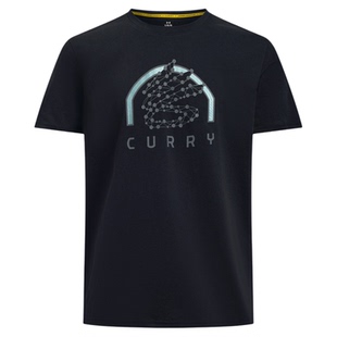 安德玛官方UA 库里Curry 男子篮球运动高克重透气短袖T恤1390404