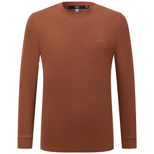 【暖金绒】名盾秋冬羊毛打底衫圆领男休闲抗菌保暖抗静电毛衣 AW