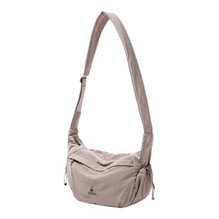 Fouvor2026新款饺子包女帆布运动大容量单肩包百搭休闲通勤斜挎包