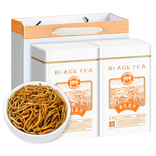 惠聚春秋2025特级滇红金丝茶叶云南凤庆红茶送长辈蜜香金针送礼