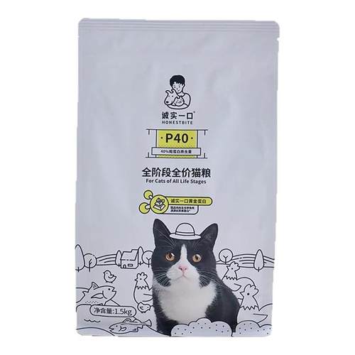诚实一口猫粮p40plus k01全价成幼猫高蛋白无谷低敏通用p32 1.5kg