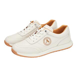 Aquascutum雅格狮丹1851时尚男鞋英伦风刺绣头层牛皮休闲鞋阿甘鞋