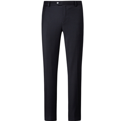 金盾正装单褶免烫防盗宽松西裤