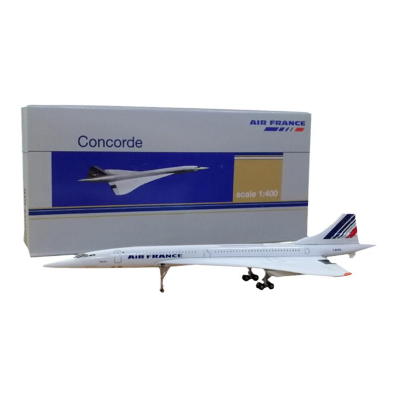 1:400法航协和客机英航仿真飞机模型协合航空合金民航收藏礼品