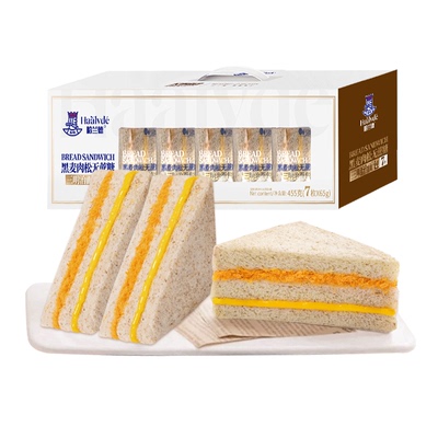 德兰肉松三明治夹心面包