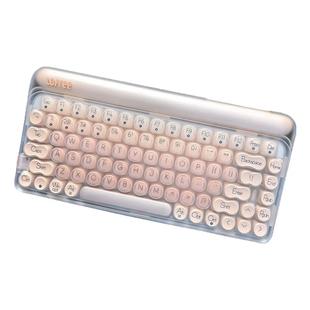 键盘膜适用于Lofree洛斐粉底液机械键盘保护膜OE914无线蓝牙台式机电脑按键防尘套凹凸垫罩键位全覆盖配件