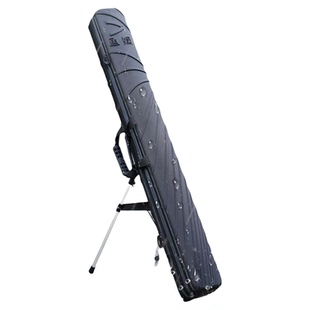 刘志强鱼竿包新型杆包硬壳大容量加厚竿包渔具包轻便钓鱼收纳包