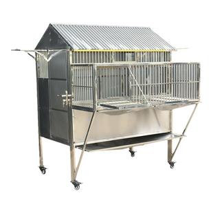 大牛不锈钢鸽子笼大型家用户外养殖笼子专用只进不出特大号鸽子笼