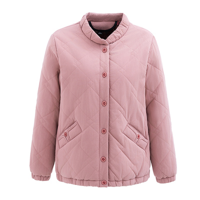 中老年妈妈春秋装立领长袖外套