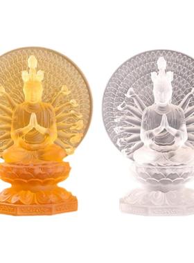 琉璃千手观音菩萨佛像摆件