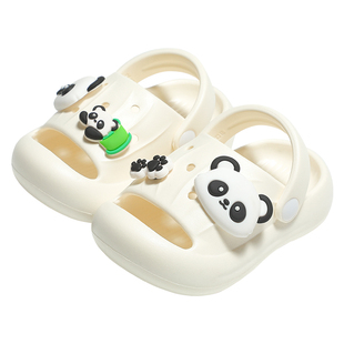 如山儿童洞洞鞋宝宝拖鞋夏季可爱洗澡防滑软底男女童室内外凉拖鞋