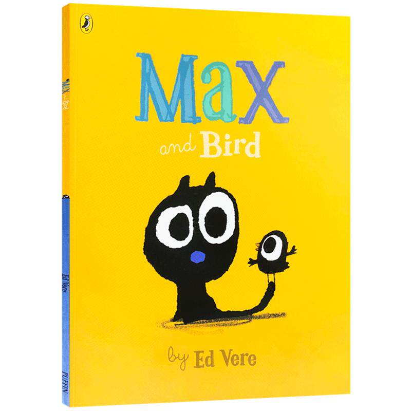 英文原版 Max and bird 麦克斯和小鸟 幼儿儿童绘本 0-3-6岁幼儿情商培养儿童睡前故事书 宝宝早教启蒙书 全彩插画绘本