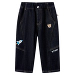 PawinPaw卡通小熊童装25年秋冬新款男宝宝加绒休闲牛仔裤宽松舒适