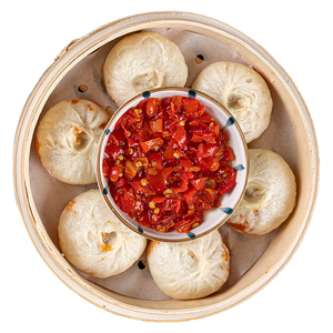 御小笼浙江嵊州手工老面黑猪肉小笼包非遗早餐