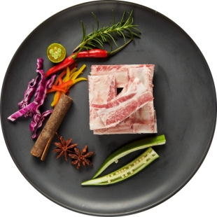 西班牙伊比利亚黑毛猪肋排整扇进口橡木果散养火腿用猪肉需改价